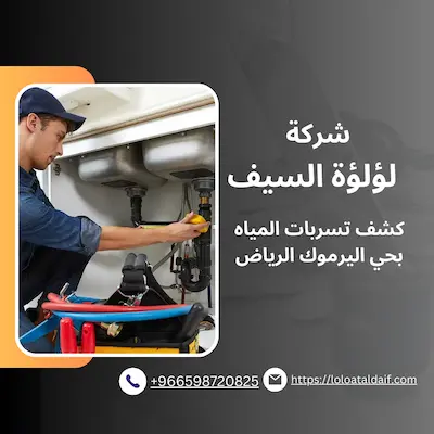 كشف تسربات المياه بحي اليرموك الرياض