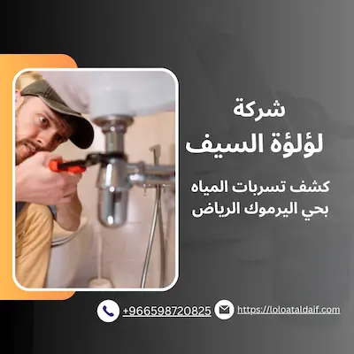 كشف تسربات المياه بحي اليرموك الرياض
